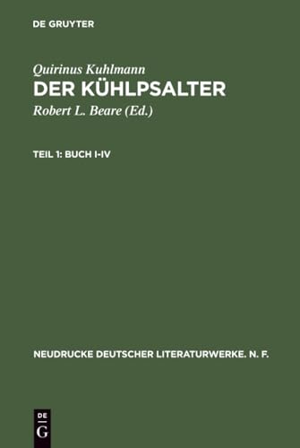 Buch I-IV (Neudrucke deutscher Literaturwerke. N. F., 3, Band 3)