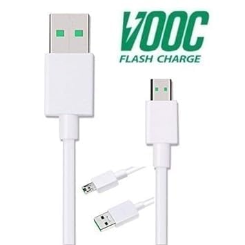 Image of Original Flash /Super VOOC Micro USB 7 Pin Data Sync Fast Charging Cable Compatible with Oppo A8 | A9x | A9 |A1k | A7n |A5s | F11 | F11 Pro | A7 |R15x | K1 |A7x | R17| |USB Micro Cable (MDH-41)