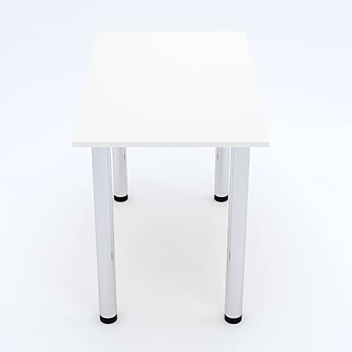 Esstisch Akke Mikon 80×60 mit Chrombeinen