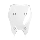 Parabrisas acrílico Transparente para Motocicleta Kawasaki Z900 SE Z 900 2025 Deflectores Doble Burbuja(Transparent)