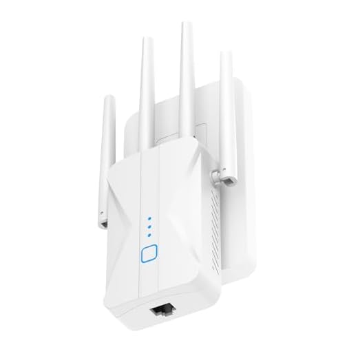 ROQRL WiFi Extender 2026 AC1200 Dual Band 5GHz/2.4GHz Signal Booster Up to 15,999 Sq.ft, 3-in-1 Wireless Repeater Router Amplifier for Home with Ethernet Port