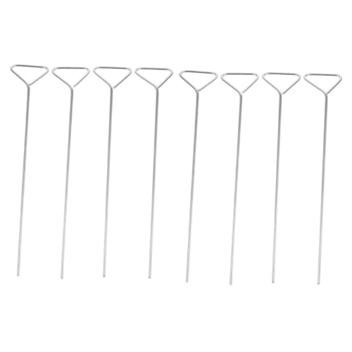 CIYODO 8 Pcs Cell Push Plate Science Plate Laboratory Accessories Laboratory Supplies Laboratory Cell Triangle Spreader Supplies Product Cell Spreaders Caisse Silver Stainless Steel