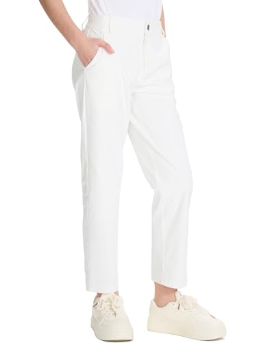 Image of DEVOROPA Youth Boy's Golf Pants Quick Dry Athletic Chino Flat Front Pants Kids School Uniform Clothes
