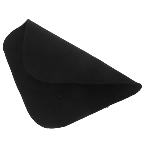 OSOLADY Black Fire Resistant Mat Fire Resistant Blanket Polyester Fiber Fireproof Blanket Welding Accessory