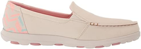 Skechers Women's ON-The-GO 2.0-Canvas Slip ON Boat Shoe, Natural, 5.5 | Image 5