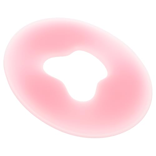 FOMIYES Beauty Salon Silicone Pillow Bed Pillows Massage Bed Headrest for Salon Spa Massage Table Headrest Salon Massage Table Headrest Massage Table Headrest for Spa Pink Natural Latex