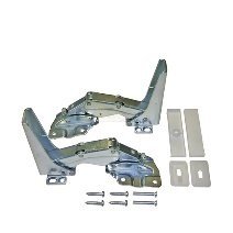 Bauknecht Whirlpool Türscharnierset, Türscharnierkit für oben und unten für Kühl- und Gefrierschrank auch Philips - Nr.: 481231018626