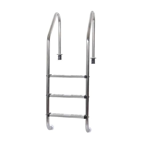 Escalera para Piscina 3 Peldaños Acero Inoxidable