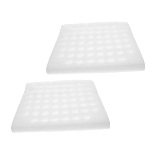 WOONEKY Bandeja de Espuma para Huevos de Codorniz 52 Compartimentos Resistente y Reutilizable Soporte Ligero para Transporte y Almacenamiento Cocina y Refrigerador