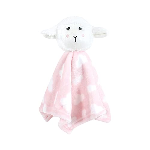 Image of Hudson Baby Unisex Baby Animal Face Security Blanket, Bunny Fox, One Size