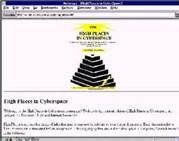 Paperback High Places in Cyberspace: A Guide to Biblical and Religious Studies, Classics, and Archaeological Resources on the Internet (Scholars Press Handbook Series) Book