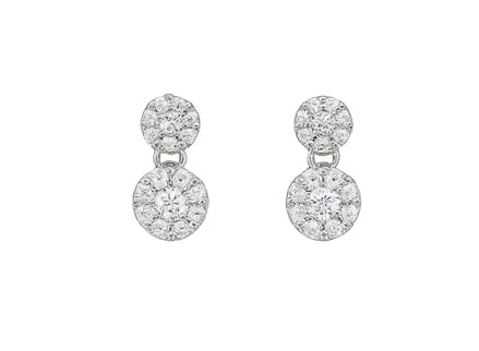 Image of Nilu's Collection Rose Gold Plated | American Diamond Stone Studded | Anti Tarnish Jewellery Set for Women and Girls | Matching Earrings | Perfect for Weddings and Special Occasions (Style 1)