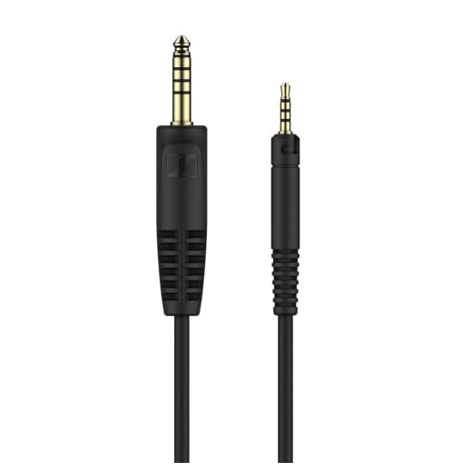 Sennheiser Kopfhörer - Original Zubehörkabel - 1,8m symmetrisches Kabel mit einem 4,4mm Anschlussstecker für Audiophile closed-back HD 620S und Kopfhörer der HD 500 Serie