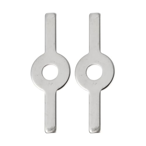 BESPORTBLE Soportes de Acero Inoxidable para Rellenar Salchichas 2 Piezas Diámetro 55 MM Utensilios Prácticos para Carne Accesorios para Picadora de Carne Hogar y Cocina Profesional