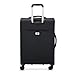 DELSEY PARIS Sky Max 2.0 Softside Expandable Luggage with Spinner Wheels, Black, Checked-Medium, 24 Inch