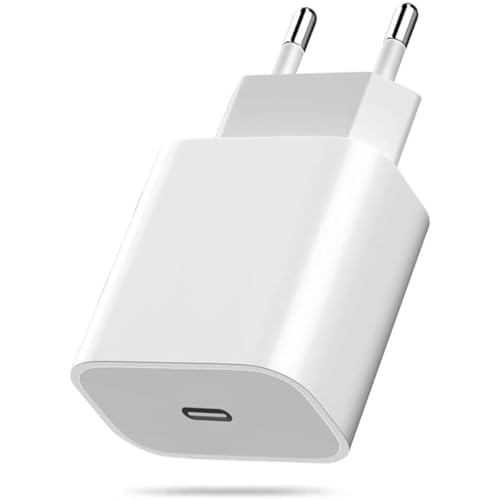 Cargador Rapida para iPhone USB C Certificado MFi Enchufe 25W para 17/17 Pro/17 Max/16 15 14 13 12