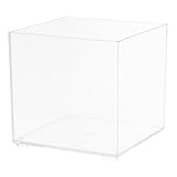 Holibanna Klarer Aufbewahrungsbehälter für Transparente Organizer Box für Kosmetik Bürobedarf und Kleine Gegenstände Stapelbar und Platzsparend für Ordentliches Zuhause und Büro