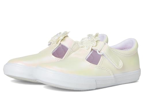 Chaussure baby fille Keds Daphne Flower blanche basket basse bébé