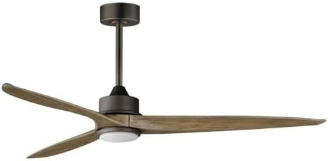 Maxim Lighting 88833CHL Woodwind - 3 Blade Ceiling Fan with Light Kit-14.5 Inches Tall and 72 Inches Wide, Finish Color: Charcoal Bronze