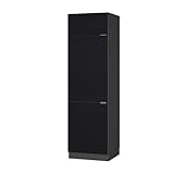 DIMENSIONS : Le Meuble pour frigo mesure 60 cm - Largeur, 206,8 cm - Hauteur, 58 cm - Profondeur. Toutes les tailles détaillées sont indiquées sur les photos.