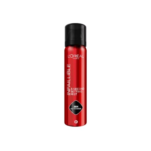 L'Oréal Paris Infaillible Spray Fijador de Maquillaje hasta 36 Horas, 75ml