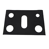 Generic Gas Stove Protector Heat Resistant Reusable Stove Cover for Gas Range, 62x41.5x0.3cm, Ideal for Range, PTFE Material (Black)