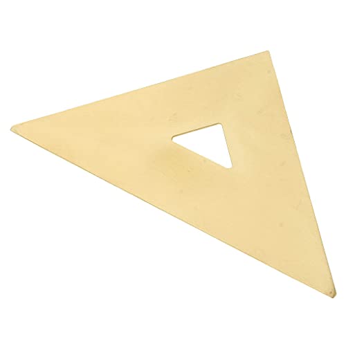 NC Conjunto de Ferramentas de Medição de Joias com 4 Peças de Metal de Latão Sólido, Transferidor, T