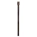 Maxim Lighting STR06006BZGT-AS Accessory - .60 Inch Diameter Extension Rod, Choose Finish: Bronze Gilt Finish