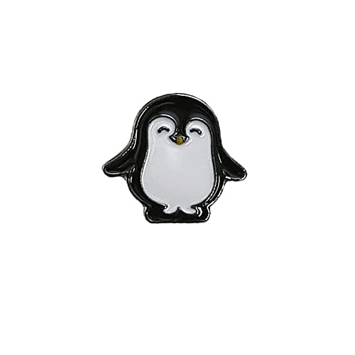 Image of Cute Penguin Lapel Shawl Brooch Pin Enamel Animal Cartoon Pins Backpacks Badge Jackets Hats Dress Sweater Anti-light Brooches Pins Fashion Jewelry Gifts for Women Girls Accessories