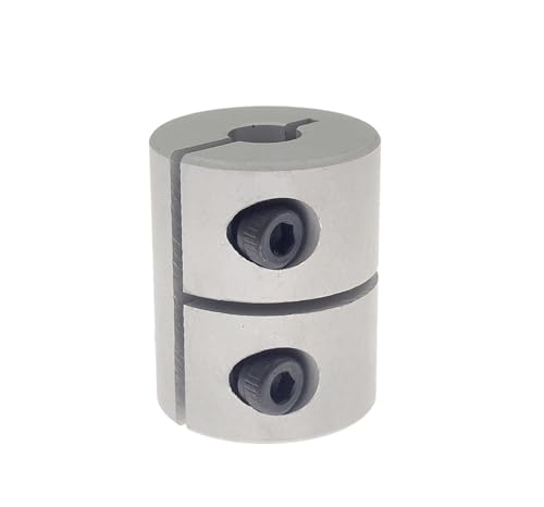 Rigid coupling,Stainless steel rigid coupling 1pcs D25L30 Rigid Shaft Coupler Clamp Stepper Servo Motor Coupling 3D Printer Parts 4/5/6/6.35/8/10/12(6X8)