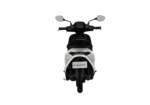 Image of Chetak C2501 by Bajaj Auto High Speed Electric Scooter with charger - Moon White - Ex-Showroom