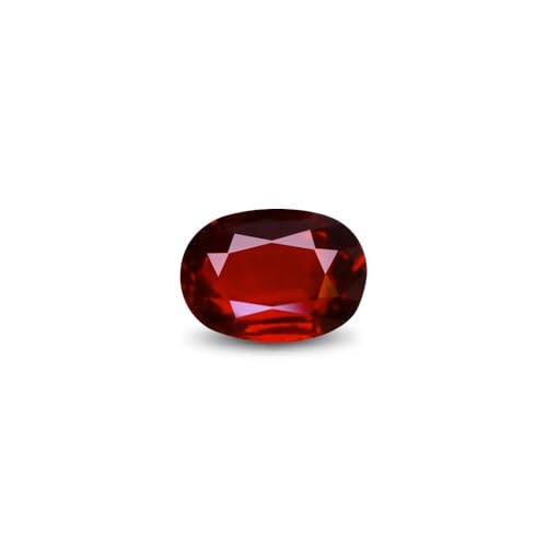 Piedra de rubí rojo natural de 6,25 quilates con forma ovalada, original certificada por el laboratorio, Yaqoot natural de Manikya Ratna, piedra de chuni