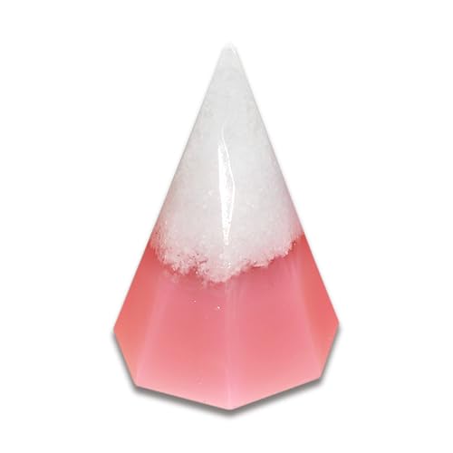 盛り塩 交換不要 クリスタル盛り塩 オルゴナイト 風水グッズ 岩塩 粗塩 神具 仏具 (レッド 赤富士)