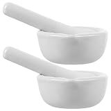 Pilon à médicaments en porcelaine - fabriqué avec un matériau robuste et , en porcelaine avec pilon