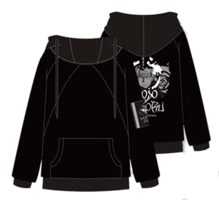 ★BASARA★【呪術廻戦】五条悟　フード付黒【パーカー】 ☆BASARA様専用☆【呪術廻戦】五条悟 フード付黒【パーカー】の
