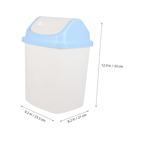 Caneca de basura para baño pequeña con tapa de polipropileno miniatura 2