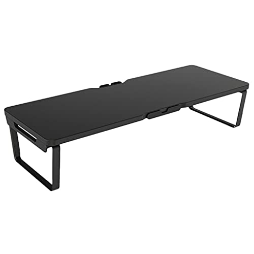 Support de moniteur et rehausseur en bois et alu pour ecran