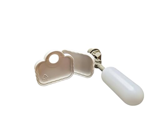 The Wick Wedge/Rain Gutter Grow/Vinyl Downspout Endcap with Float Valve/The Kratky System (2x3, Two endcaps + Valve)