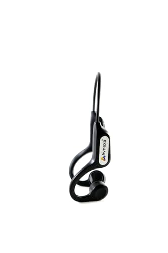 Image of Open Ear Wireless Earphones with Bluetooth 5.3, Noise Cancelling Mics, IP55, 12Hours Playtime for Running, USB-C Quick Charge (Black), Healthy.
