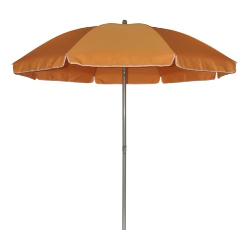 Trend Line Sonnenschirm orange Ø 180 cm UV-Schutz: 60+ Sonnenschutz Strandschirm