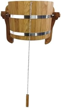 Sauna bucket shower 20l / Premium Oak Sauna Bucket Shower 20 L – With Food-Grade Plastic Liner and Stainless Steel Bands – Traditional Sauna Water Pouring Bucket