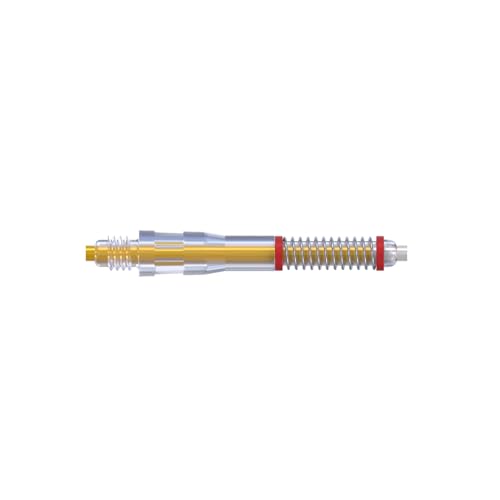 CUESOUL TERO AK7 Carbon Dart Shafts/Stem Built-in Spring Telescopic,Set of 3 pcs, yellow-size C-35mm - Image 3