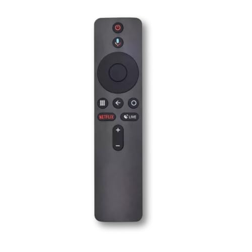 Controle Remoto XMRM-006 Compatível Xiaomi Mi Box S 4K MDZ-22-AB/Mi Box 3 / Mi TV Stick/Mi Stick 4K – Controle com Comando de Voz Bluetooth Android TV