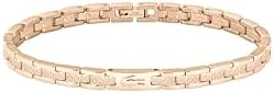 Lacoste Metropole - Link Bracelet for Women - Stainless Steel Jewelry - Adjustable Band - Iconic Collection, Fashion Accessory - Gift For Him, Standard, Stainless Steel, no gemstone