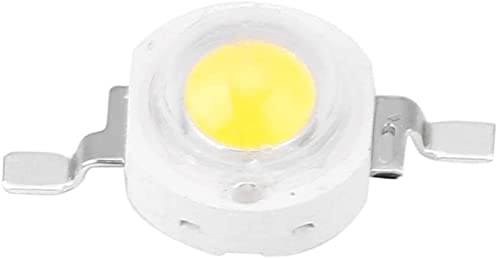 Billes puce LED 1W pour réparer une lampe en panne, lot 100 émetteurs lumineux blancs 6000K