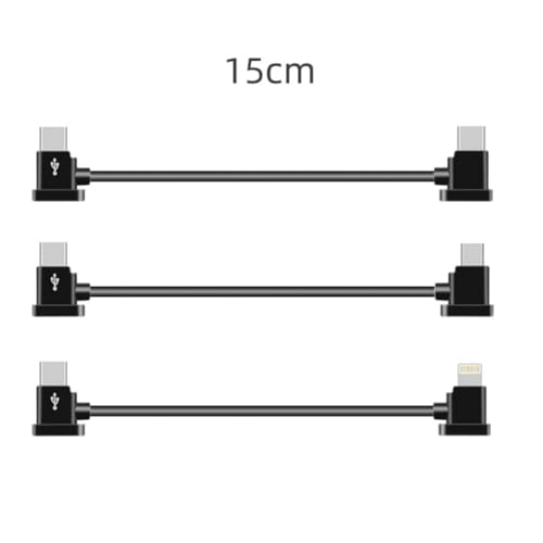 Image of ELFOG Data Cable Suitable For Mavic Air 2S / DJI FPV Flight Glasses V2 / Mavic Mini2 / Osmo Pocket 2 Mobile Phone Tablet Remote Control Cable 15cm Type-C to Type-C Cable(TYPE C)