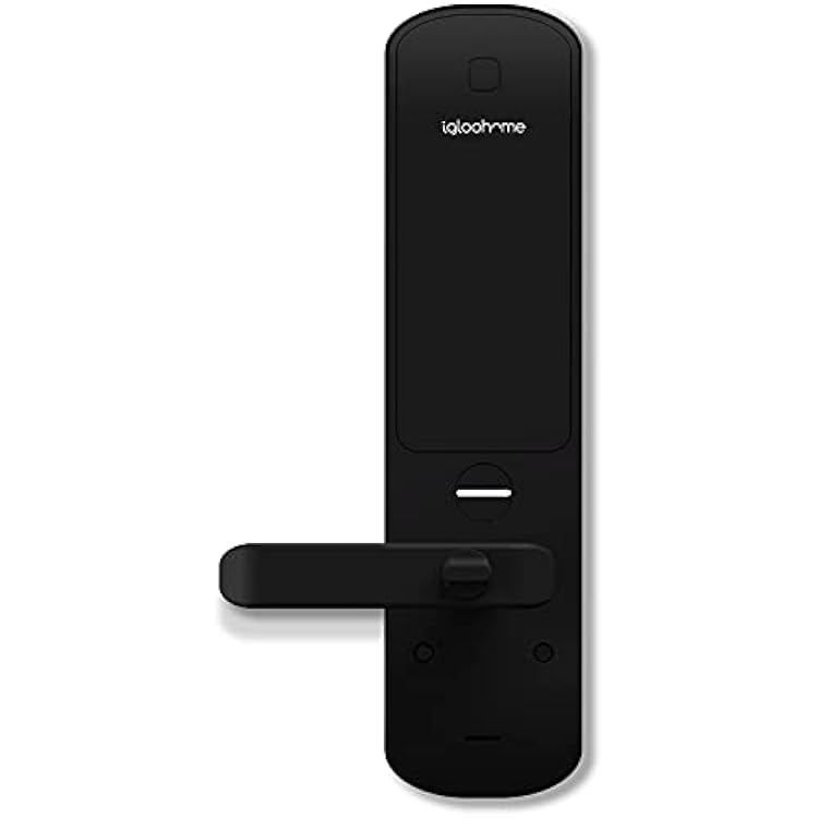 Igloohome Keyless Entry Smart Mortise 2 Plus - Instant Remote Access via Bluetooth/Code/App/Key and Finger Print, No WiFi Required  (Check The Door Compatibility Before You Buy).