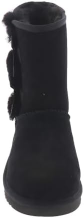 Koolaburra by UGG Women's Victoria Short Fashion Boot, Black/Black/Black, 12 M US | Image 4