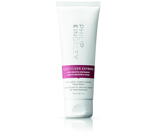 PHILIP KINGSLEY | Elasticizer Extreme | Deep Conditioning Hair Mask Repair Treatment | Pre-Shampoo Deep Conditioning Mask | Reduces Breakage and Frizz | For Dry, Damaged and Curly Hair | 2.53oz