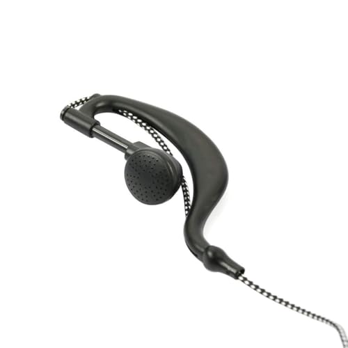 Image of Walkie Talkie Mic Headset with Woven Cable and K Type Earphone for Compatible Devices- UV UV-5RE UV-B5 BF-888S 888S UV-B5 (Pack of 4)